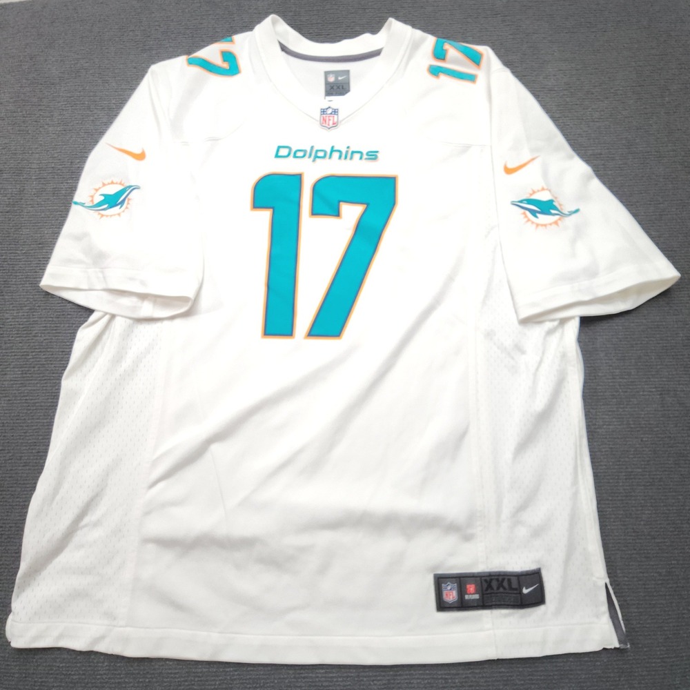 Nike Miami Dolphins Ryan Tannehill #17 Jersey Mens XXL White On Field Football